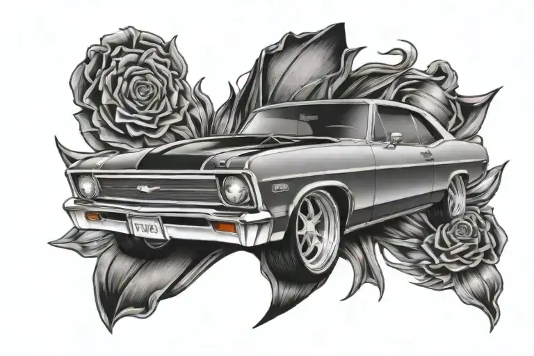 Chevy Nova tattoo design idea