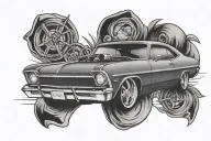 Chevy Nova tattoo design idea