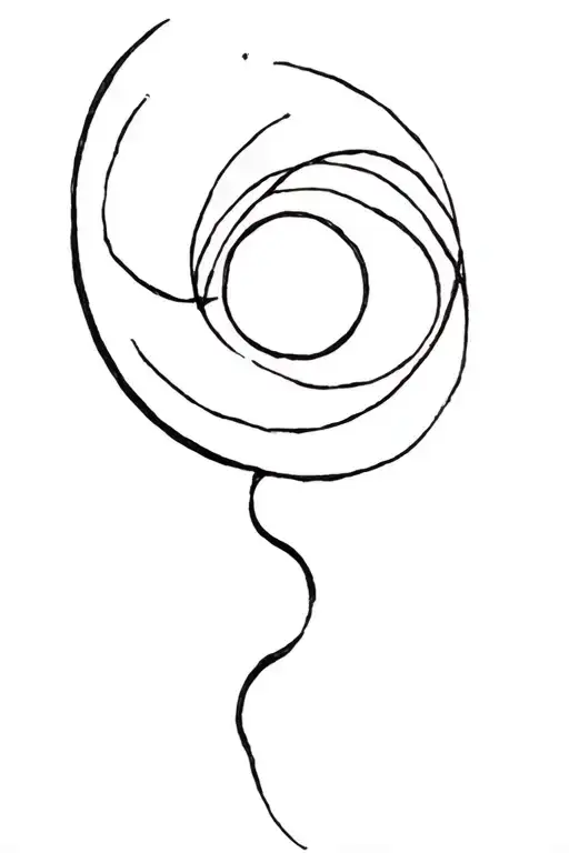 moon and sun tattoo design idea