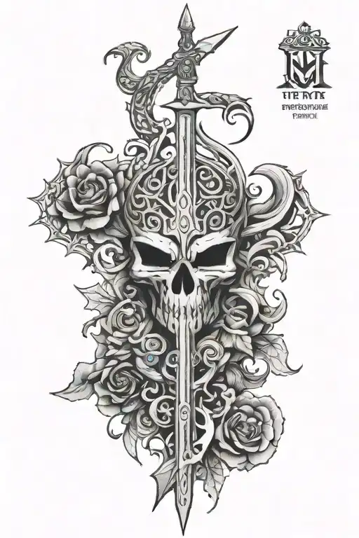 Malekiths black blade tattoo design idea