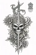 Malekiths black blade tattoo design idea