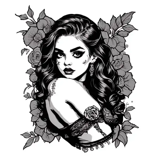 Slutty Tramp Stamps tattoo design idea