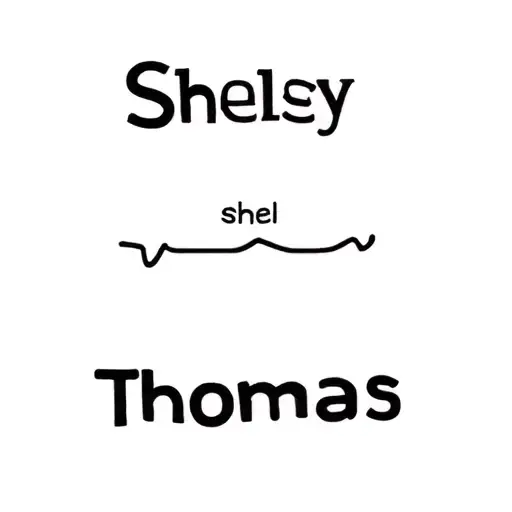want a fine line tattoo that represents my partner and me. Our names are Shelsey and Thomas, and our nicknames are ‘shel tattoo design idea