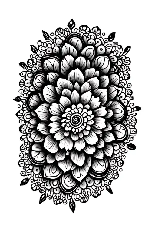 henna lace patterns tattoo design idea