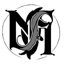 letter n and F OVERLAPPING in a circle shape tattoo design idea