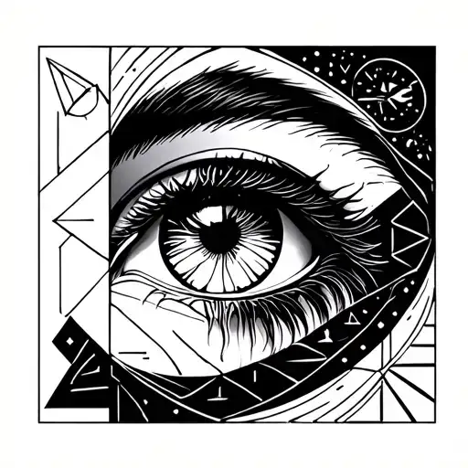 shishank, illuminati eye, taurus zodiac sign tattoo design idea