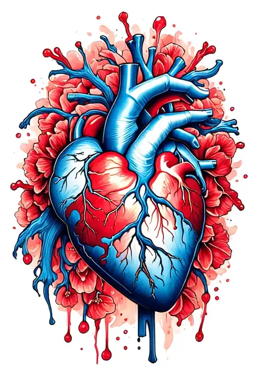 I wear my heart on my sleeve because i am broken tattoo design idea