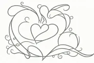 set your heart ablaze tattoo design idea