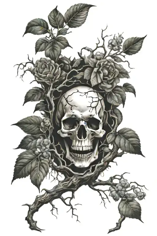 Poison tree of Sin tattoo design idea