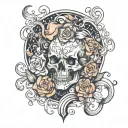 mind over matter tattoo design idea