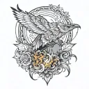 mind over matter tattoo design idea