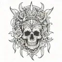 mind over matter tattoo design idea