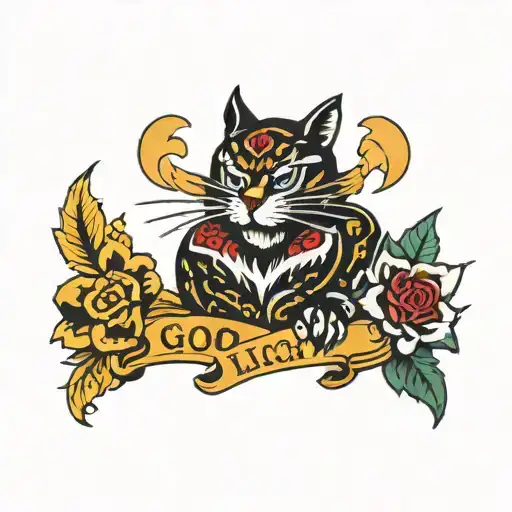 Good luck tattoo design idea