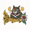 Good luck tattoo design idea