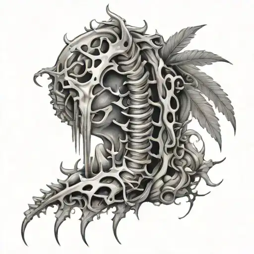 Spinal cord Spine tattoo design tattoo design idea
