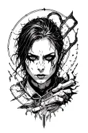 resident evil tattoo design idea