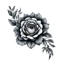 Topography  tattoo design idea