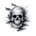 Topography  tattoo design idea