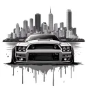 Austin Skyline tattoo design idea