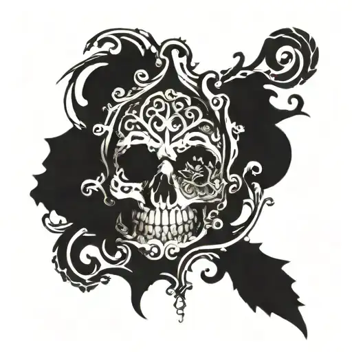 thumb print tattoo design idea