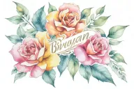 Name brayan tattoo design idea