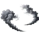 Filler Clouds and Smoke tattoo design idea