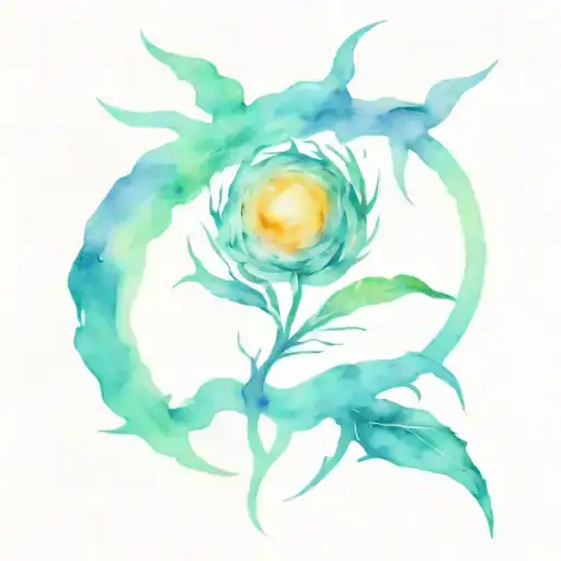 beholder tattoo design idea