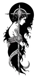 virgo 1986 viking tattoo design idea