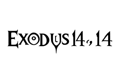 "Exodus 14:14" tattoo design idea