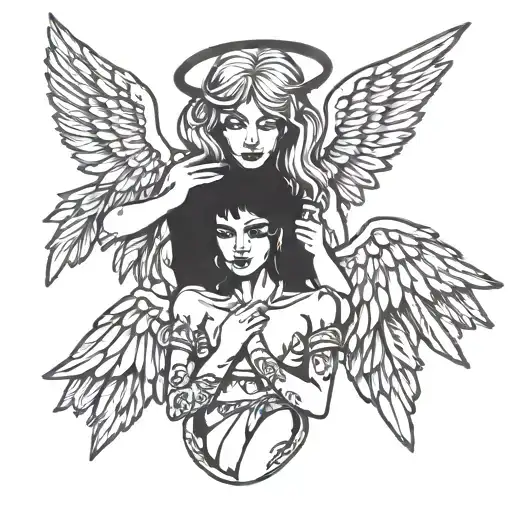 say no evil see no evil hear no evil tattoo biblically accurate angels tattoo design idea