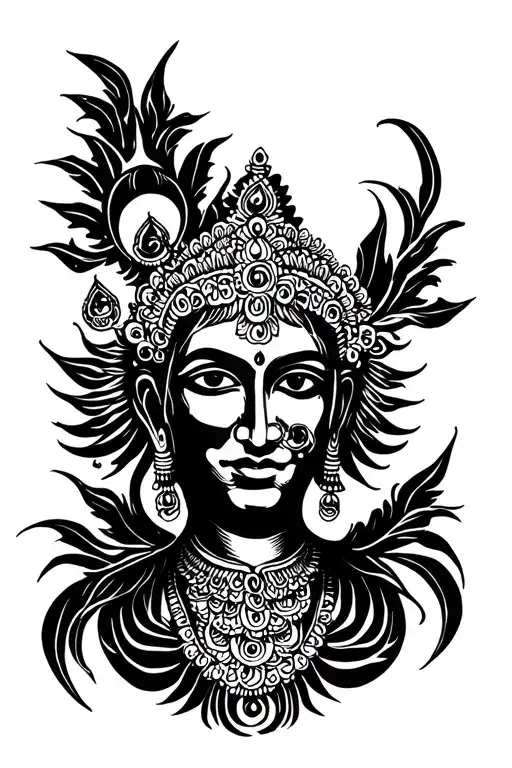 varahi amman tattoo design idea