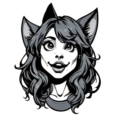 90s Cartoon tattoo design idea