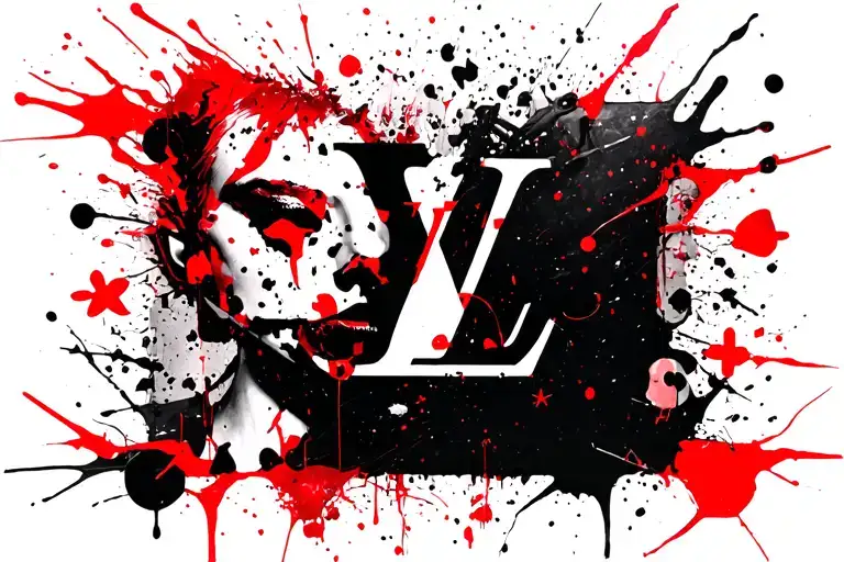 Louis Vuitton tattoo design idea