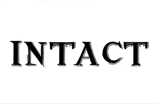 "Intact" tattoo design idea