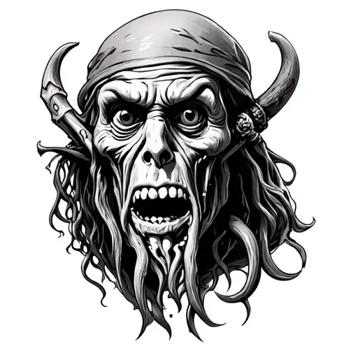 Davy Jones tattoo design idea