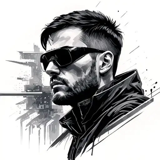 Blade Runner 2049 tattoo design idea