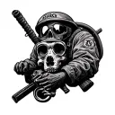 search and rescue tattoo design idea