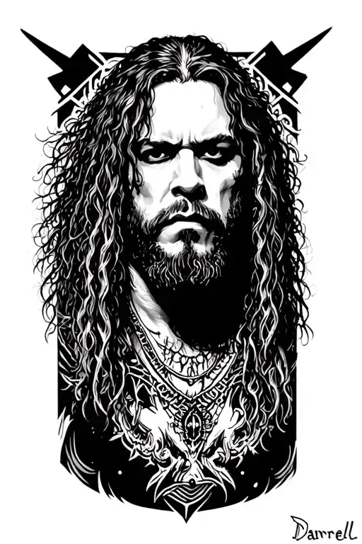 dimebag Darrell pantera tattoo design idea