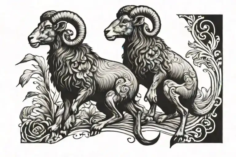 Reeche, aries, Cape Town tattoo design idea