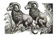 Reeche, aries, Cape Town tattoo design idea