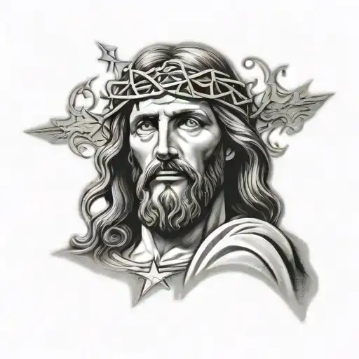 Jesus Christ tattoo design idea