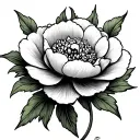 Carnation Snowdrop tattoo design idea