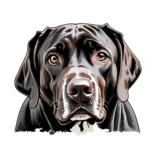 Rhodesian Ridgeback tattoo design idea