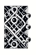 oxytocine molecule tattoo design idea