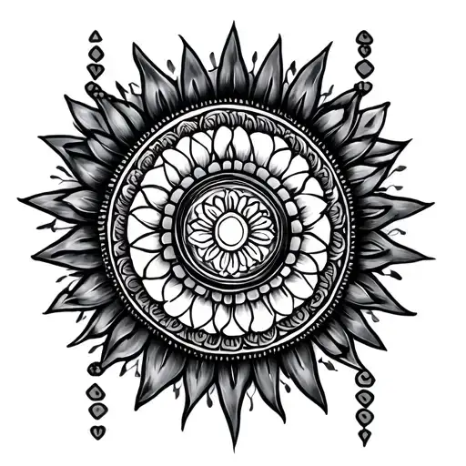 ashoka chakra india healing tattoo design idea