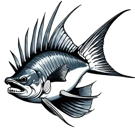Sailfish tattoo design idea