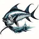 Sailfish tattoo design idea