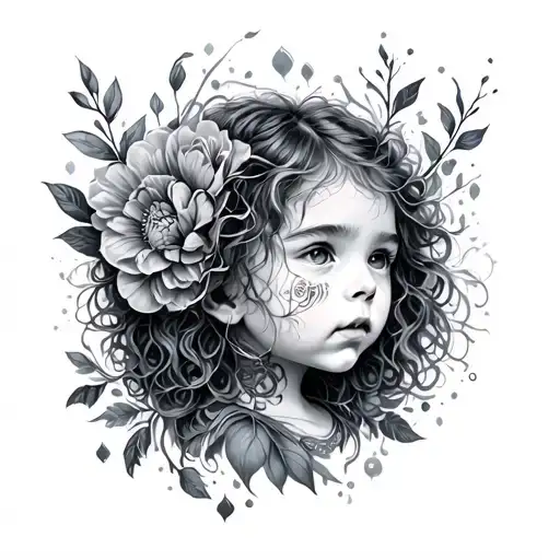 Inner Child tattoo design idea