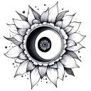 Hidden Semicolon tattoo design idea