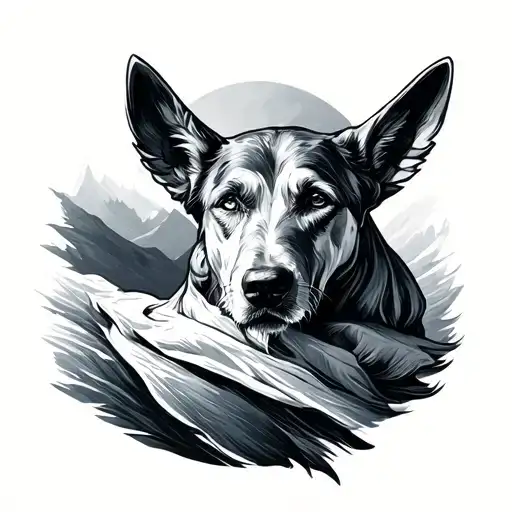 Mont Blanc tattoo design idea